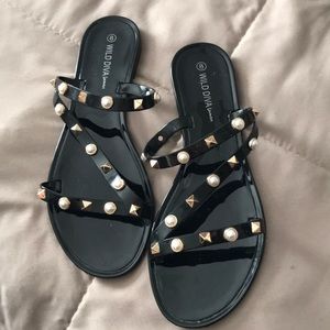 Wild Diva Jelly Flip Flop Size 8